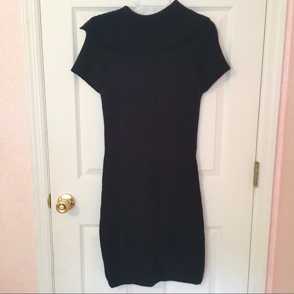 Black Sweater Dress - Picture 2 of 4